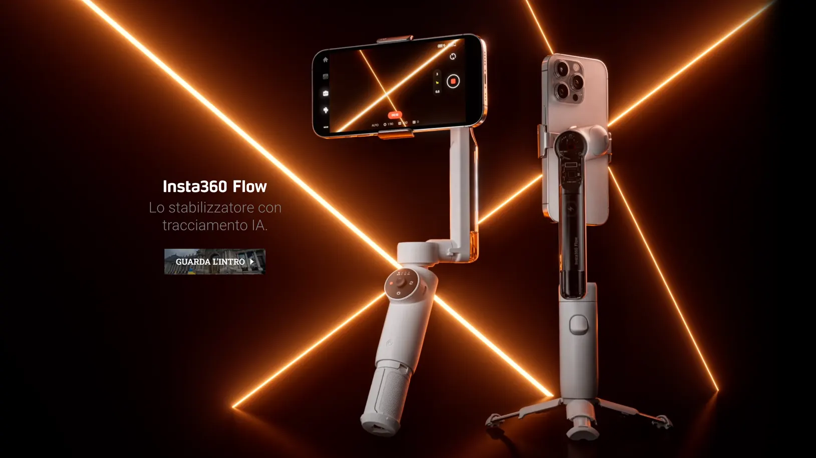 Insta360 Flow il gimbal per smartphone potenziato dall'IA