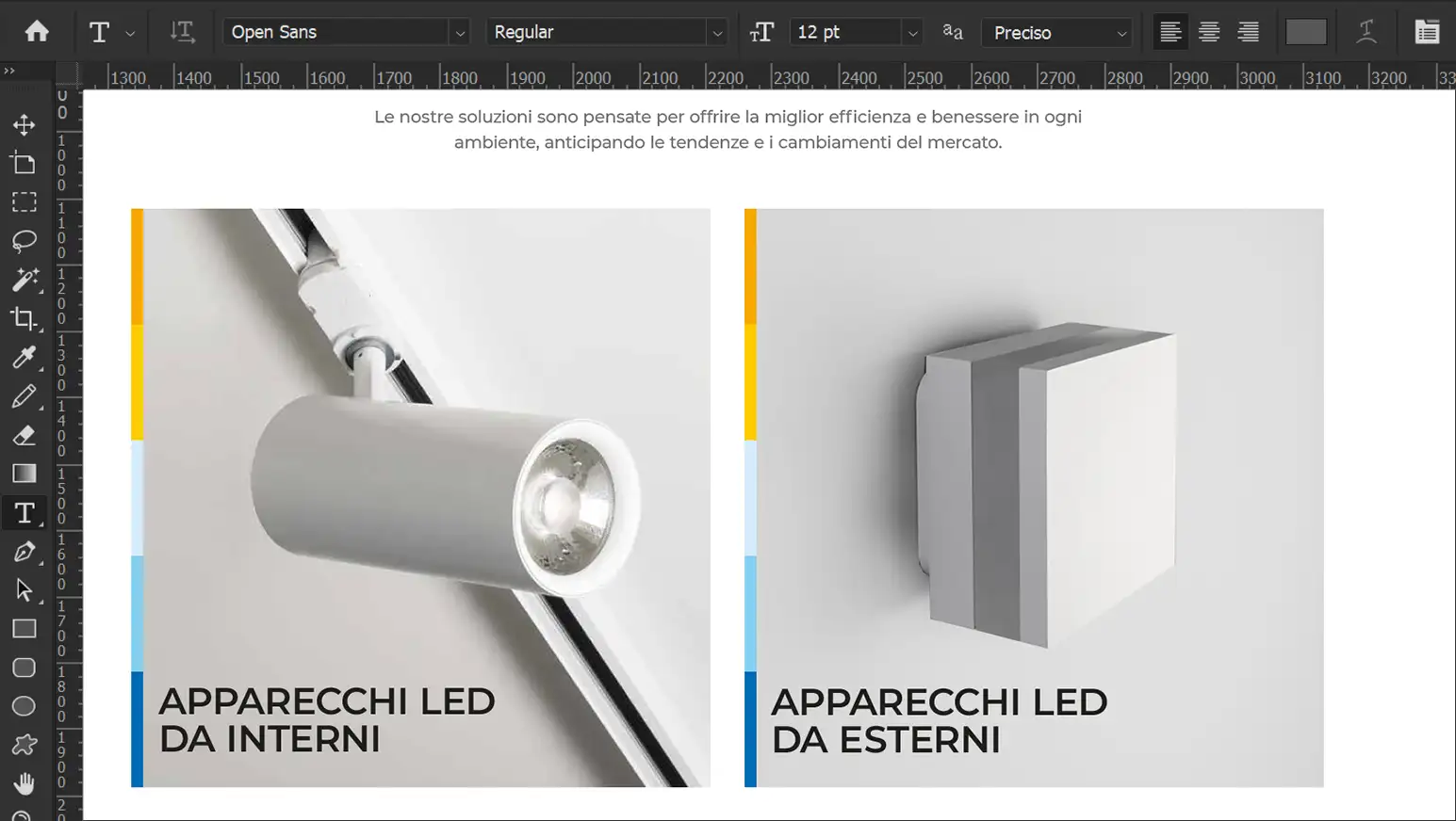 Preparazione del sito ReeR Lighting da parte Wic.it