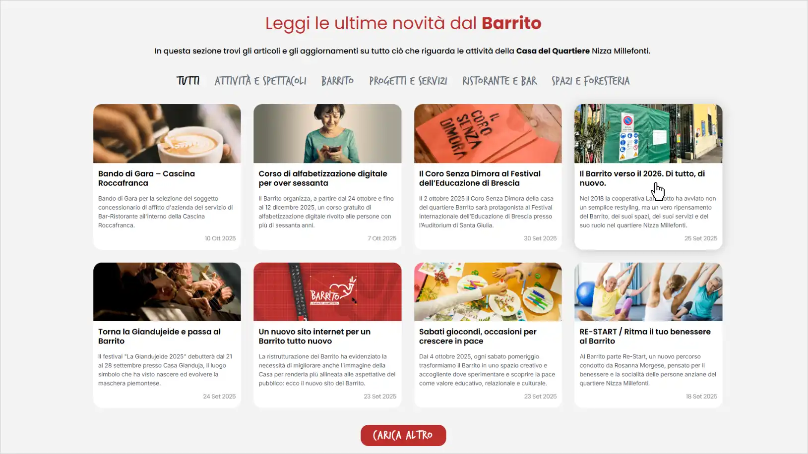 Leggi le news del Barrito